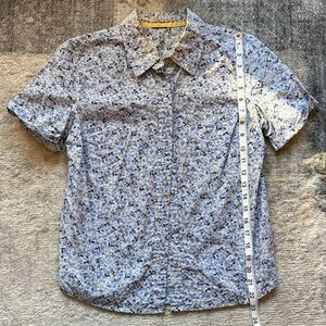 Floral Blue Men's Shirt
